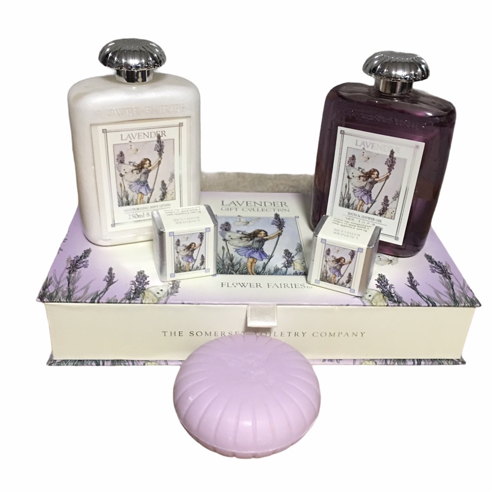 PAMPER YOURSELF! Lavender gift collection flower fairies NWOT